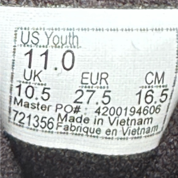 NEW Vans Youth Preschool Fillmore Casual Sneakers Black Canvas Suede - 11 - Picture 8 of 8